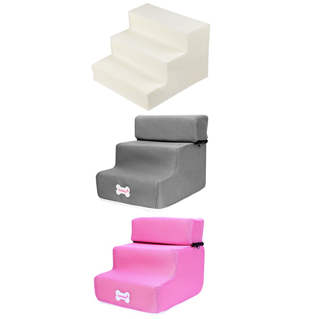 Malla antideslizante para mascotas, cubierta de escalera y escaleras de 3 escalones, combinación de Puerta de Perro, para el hogar,