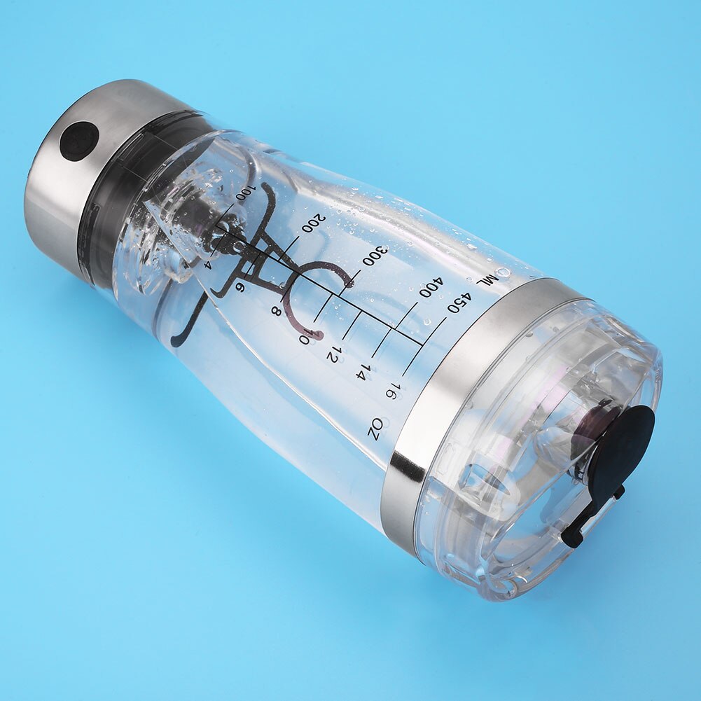 Electric Smart 450ml Protein Shaker Blender Mixer Water Bottle Cup Tea Milk