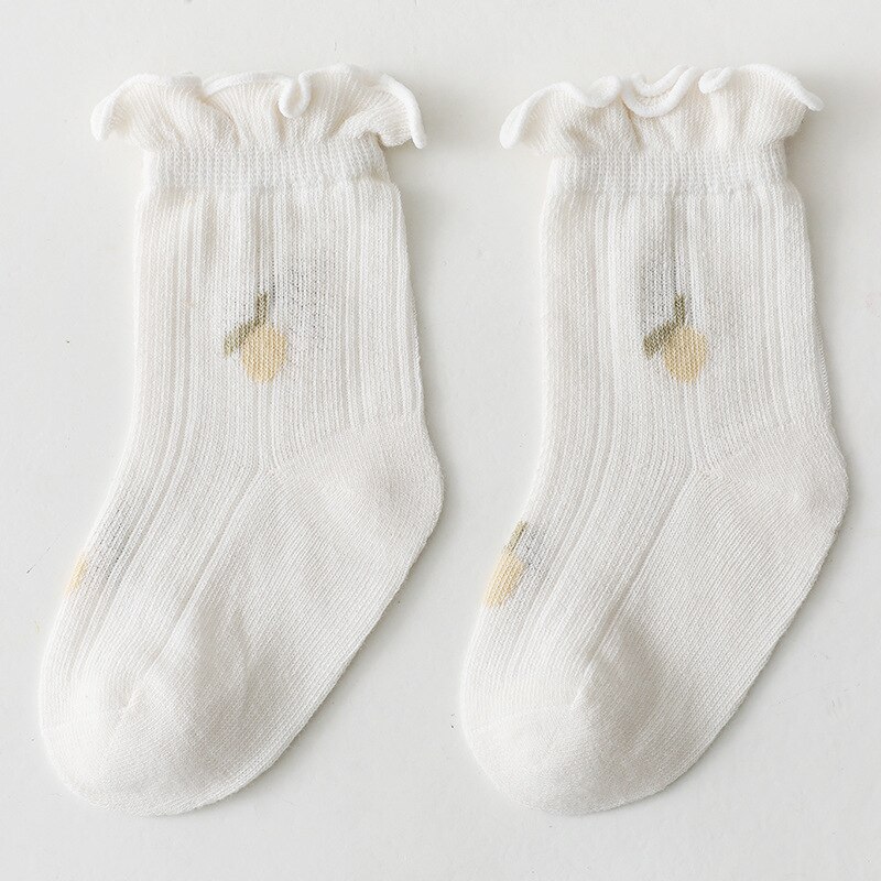 sommer Baby Mädchen Socken Kleinkind Gittergewebe Günstige Sachen Baumwolle Blume Kleinkind Socken 0-5Jahr: Beige / 0-6Monat
