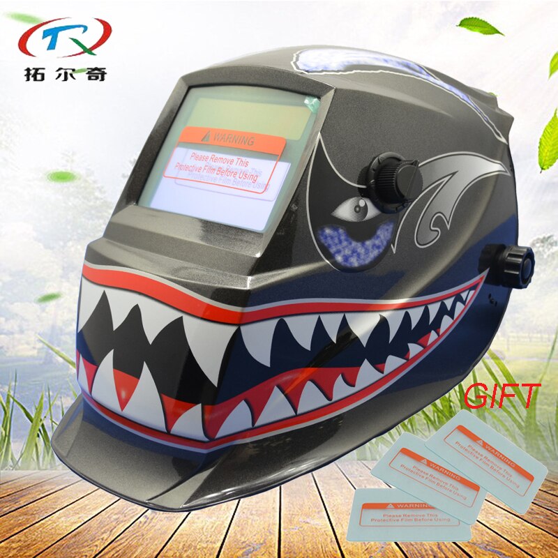 full Automatic welding helmet solar and battery auto darkening welding mask grinding adjust mig tig Fast GD02(2233FF)