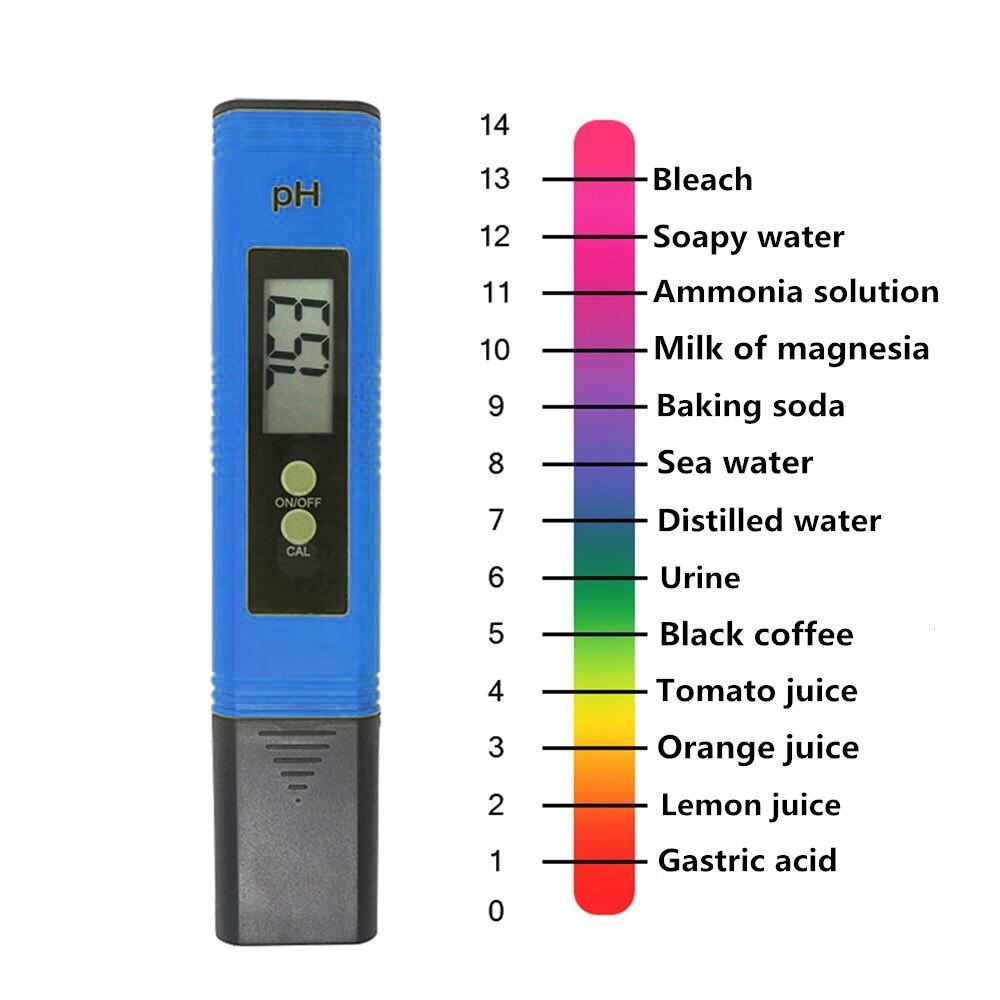 Pocket Pen Type PH Meter Analyzer Draagbare LCD Digitale PH Tester