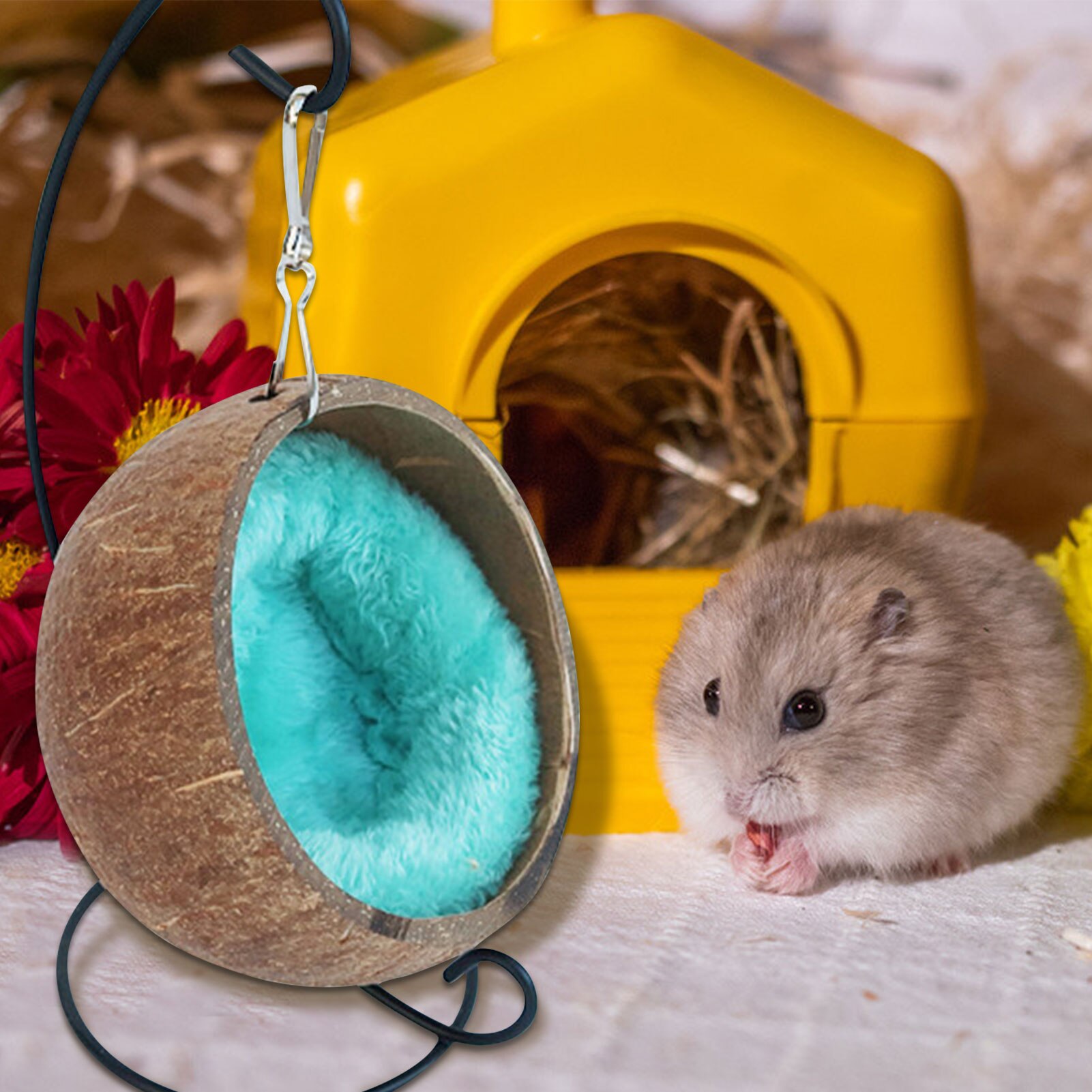 Hamster Hangmat Ijzer Tuin Hangmat Papegaai Opknoping Mand Kleine Huisdier Bed Hamster Hangmat Ijzer Tuin Hangmat Papegaai Opknoping