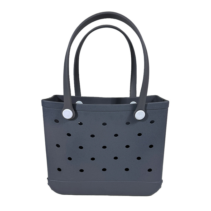 Boggs Bag Extra Large Tote Shoulder Handbag EVA Rubber Waterproof Basket Women Tote Boggs Bag for Travel: S / Burgundy