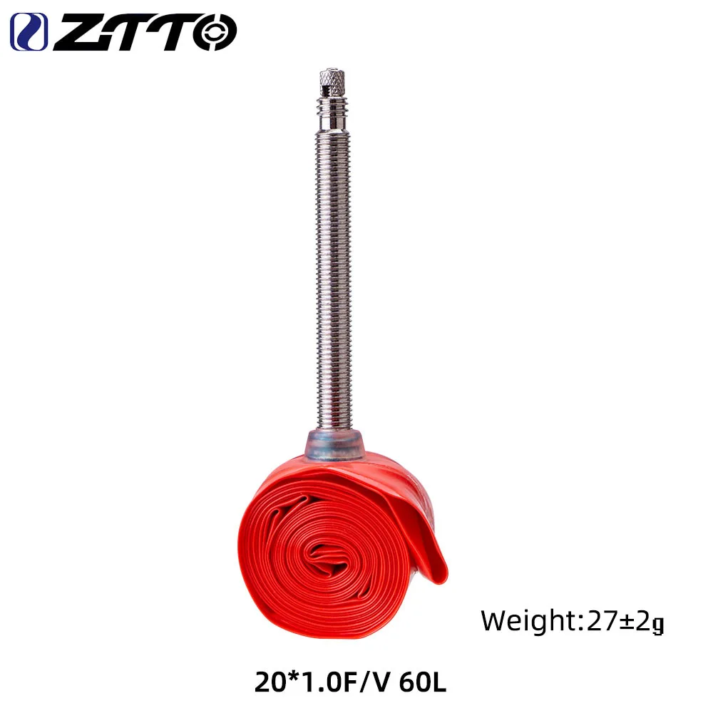 Ztto ultralett tpu sykkelslange 26/27.5/29 tommers sykkelslange fransk ventil lengde  fv 48mm 60mm 80mm 700c landeveissykkeldekk: Mørk grå