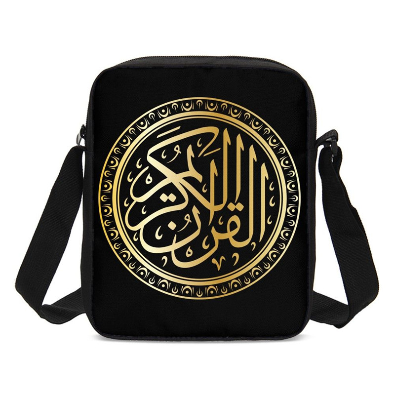 Veevanv Kleine Crossbody Tassen Voor Mannen Vrouwen Koran Brief 3D Printing Messenger Bags Dagelijkse Schoudertas Handtassen Casual Sling Zakken: SCBU022001I9Z