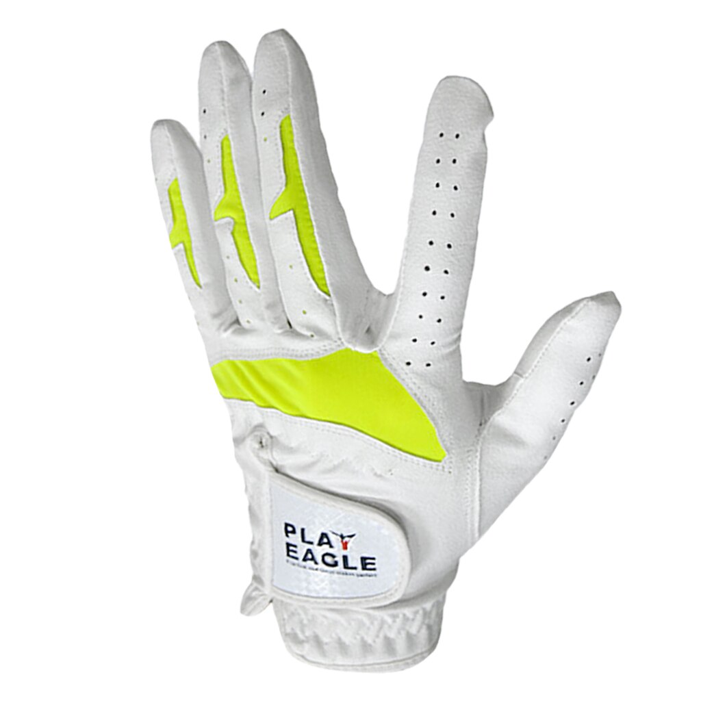 Luva feminina de microfibra anti suor, luva de destro respirável esportiva para golf golfer equipamento para clube: Left Hand Size 21 