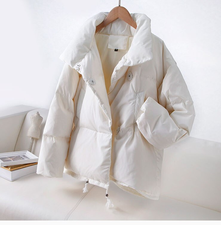 Yvyvlolo høst vinter jakke dame frakk kvinne stativ vinterjakke dame parka varm casual plus size overtrekk