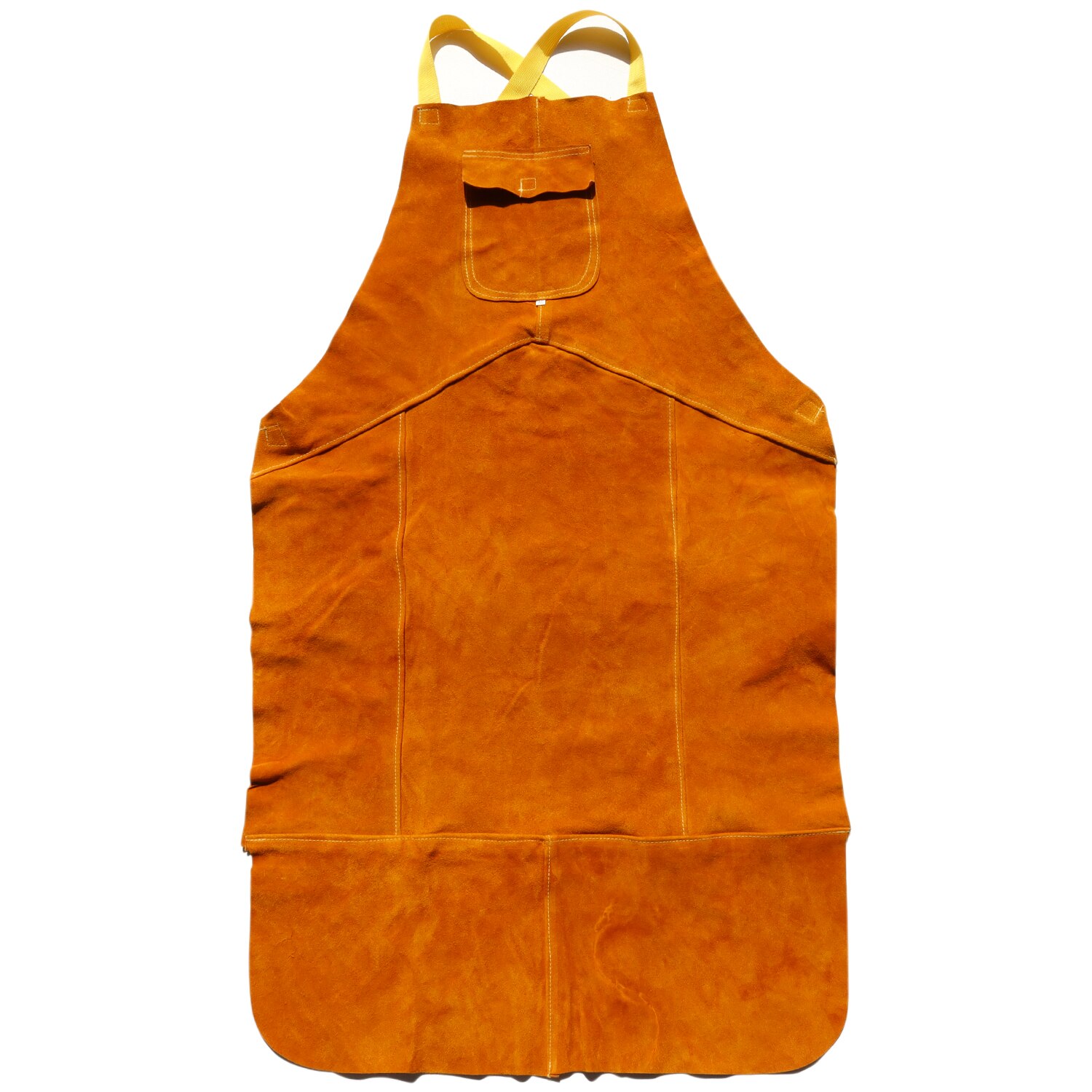 Welding apron full leather chest protector safety overalls