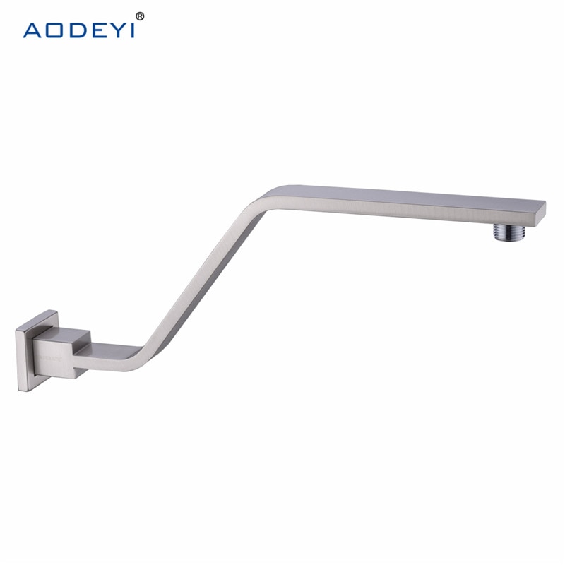 AODEYI Brass Shower Arm Heighten Shower Head Chrome Brushed Nickel Oil Rubbed Bronze Wall Mounted Shower Arm Extension 04-056