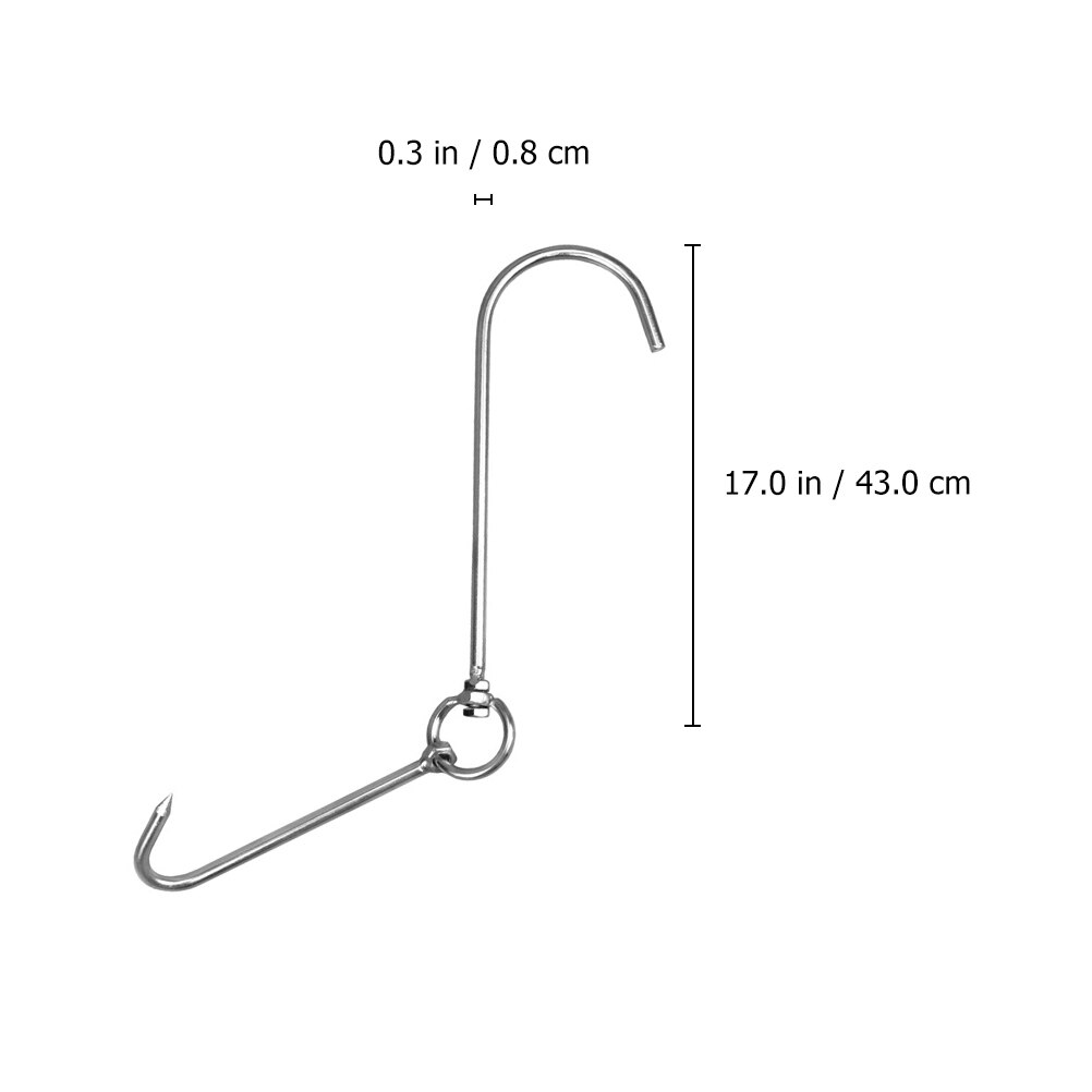 Stainless Steel Meat Hook Durable Meat Hanging Hook Bacon Shop Meat Hook