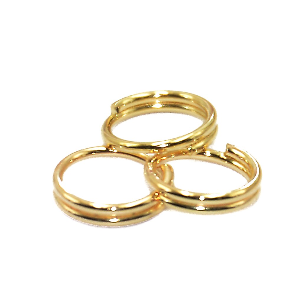 200 Pcs Split Rings Dubbele Lus Ringetje Diameter 6 Mm 8 Mm Voor Sieraden Maken 2 Kleur Voor Keuze