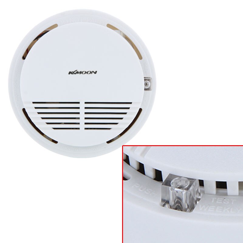 Standalone Photoelectric Smoke Alarm Home Security System for Home Kitchen 9V Fire Smoke Detector Sensor