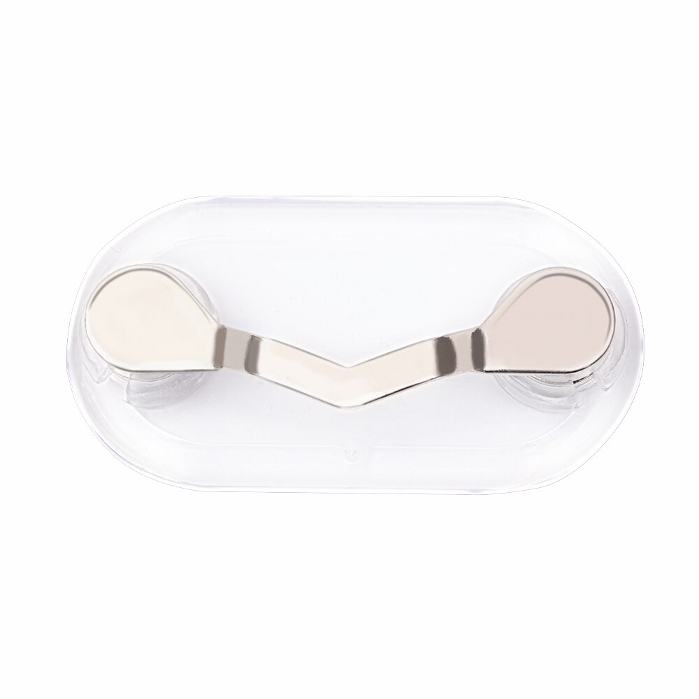 Soporte magnético multifunción para colgar gafas, gafas de sol gancho para, Clips de línea para auriculares, Clip magnético para ropa portátil, hebillas: 1PC / Silver
