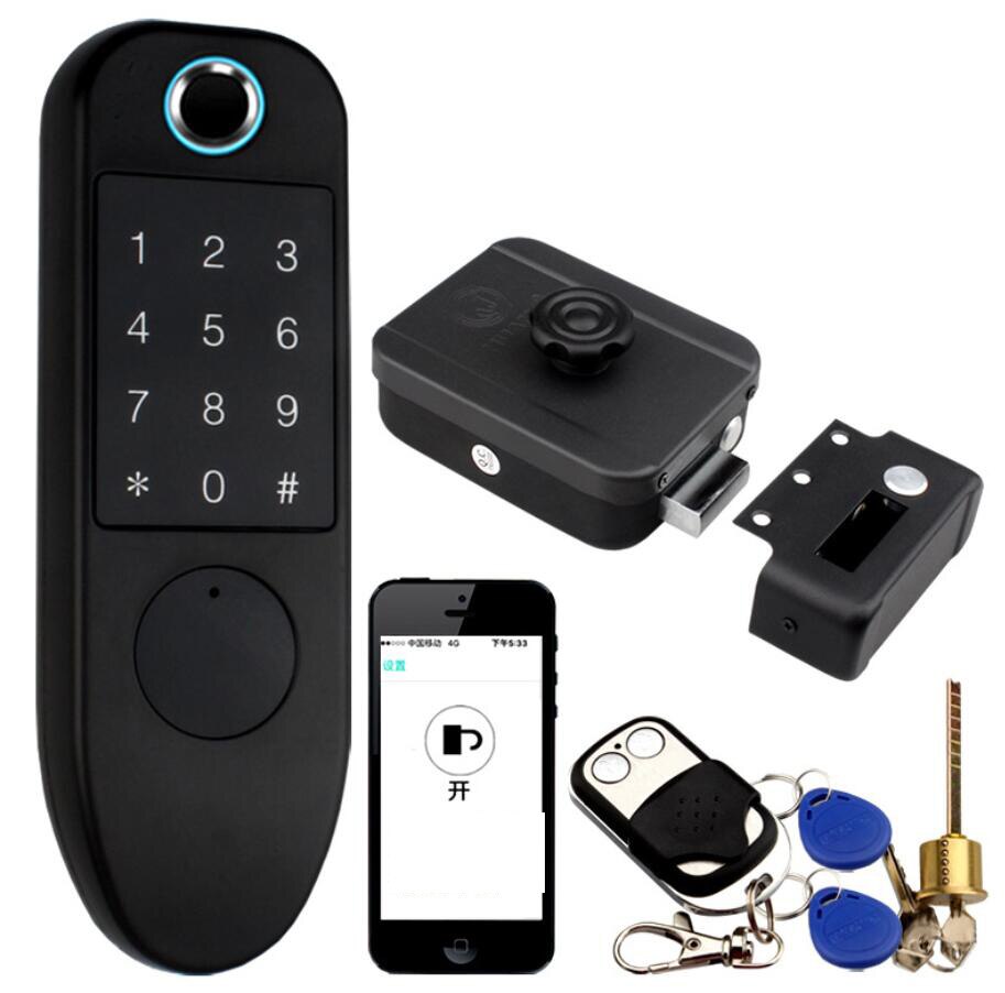 Fingerprint Smart Door Lock Bluetooth Wireless Access Control Lock