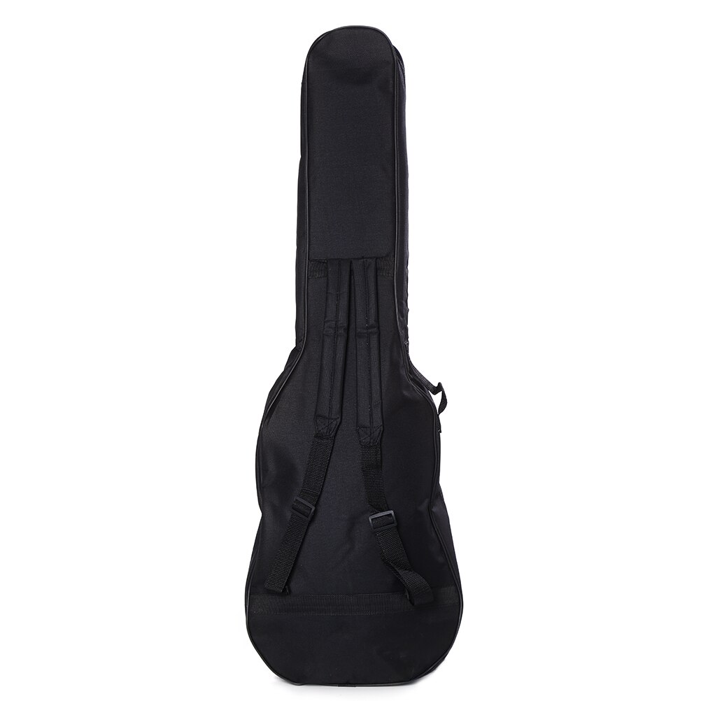 1 pçs correias duplas guitarra elétrica saco única menção mochila instrumento sacos & casos caso macio gig acolchoado mochila