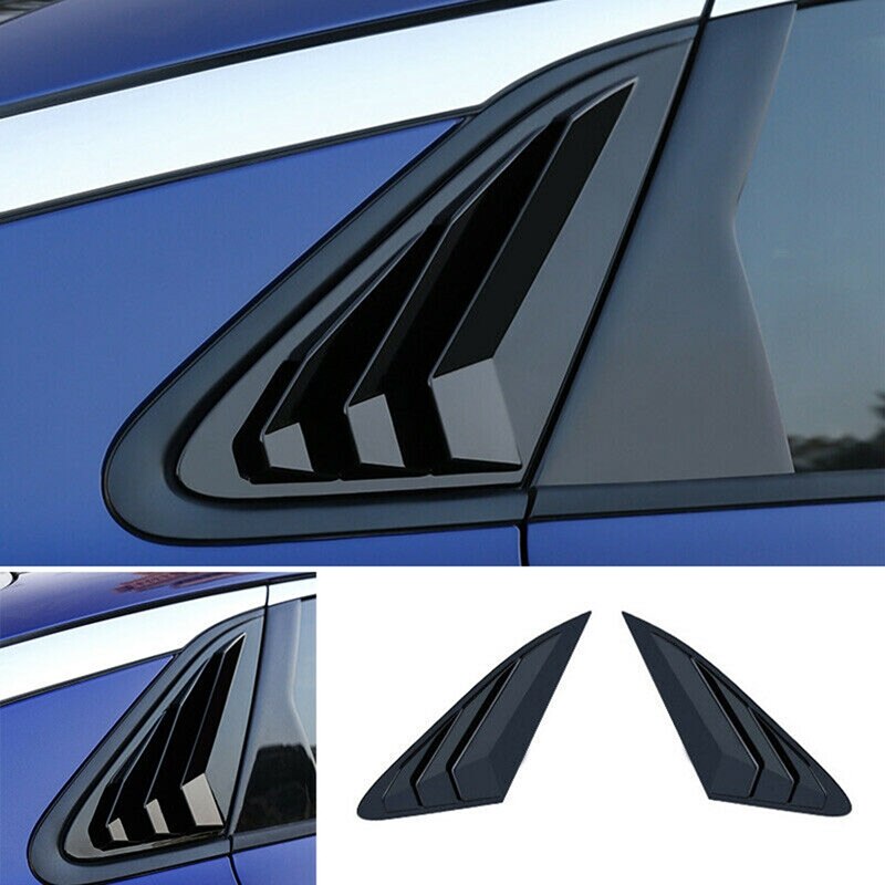 Car Rear Window Spoiler Cover Trim Side Triple-cornered Blinds Decoration for Kia K5/Optima