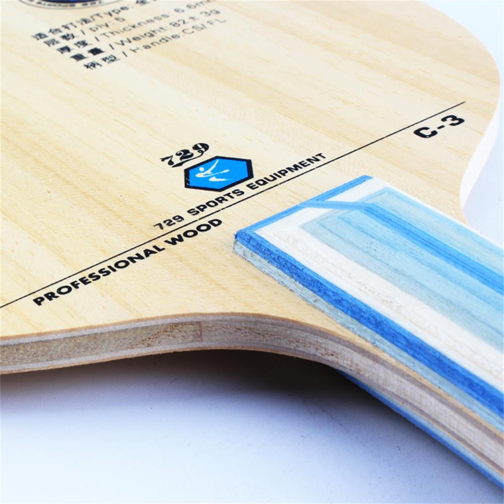 Original RITC 729 Friendship C-3 (C3, C 3) Wood All++ Table Tennis Blade for PingPong Racket