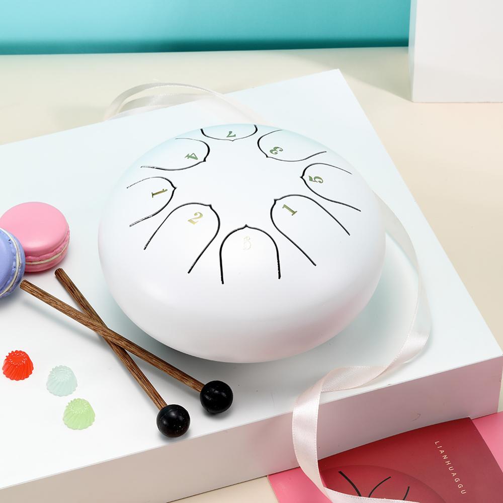 6 Inch 8 Inch Stalen Tong Drum Set 8 Tune Tong Drum Hang Drum Met Gewatteerde Drum Tas Hamers Stickers ondersteuning