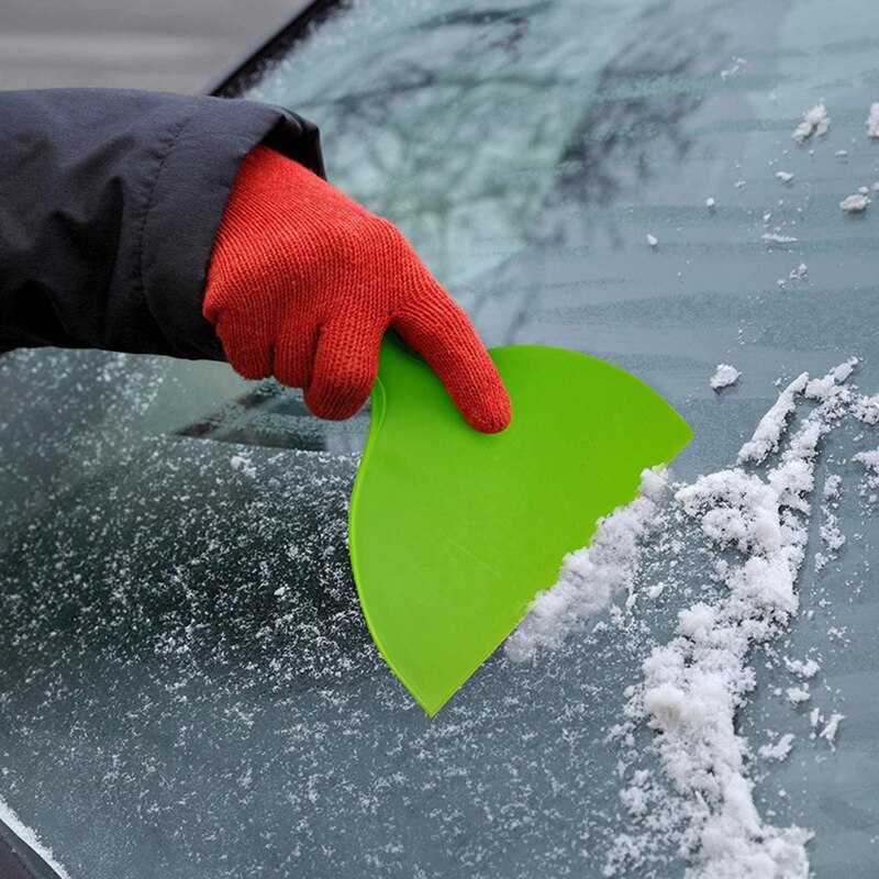 XXFA 3 Pcs/Set Putty Knife Durable Plastic Scraper Construction Tools Comfortable Handle for Car Ice Scraper Window Wallpaper