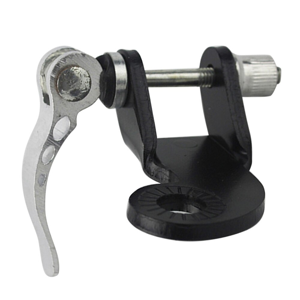 Universele fietskarkoppeling stalen koppelstuk aanhangwagenkoppeling adapter montagebevestiging met 2 stuks snelspanstang (zwart)