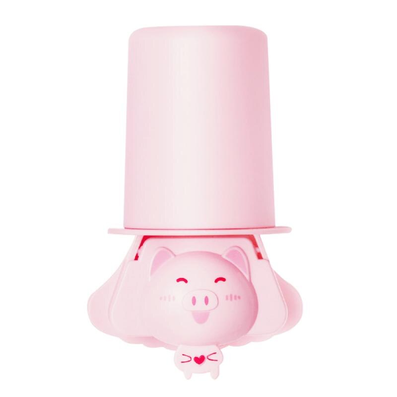 Cute Wall Mount Kids Automatic Toothpaste Dispenser Toothpaste Squeezer Toothbrush Holder For Children Bathroom Accessories Set: Toothbrush holder1