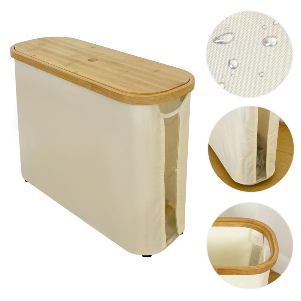Large Capacity Toilet Paper Storage Basket Organizer With Lid Bathroom Toilet Paper Storage Organizer （hold 9 Rolls Of Paper）