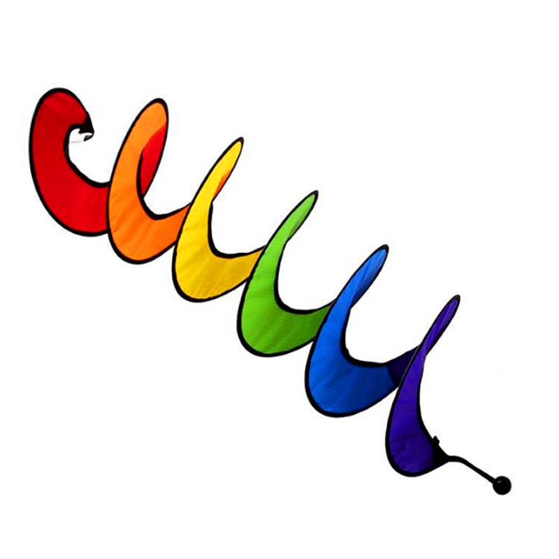 Kolorowy namiot kempingowy składany tęczowy spiralny wiatrak wiatraczek wystrój ogrodu domowego ozdoby klasyczne zabawki