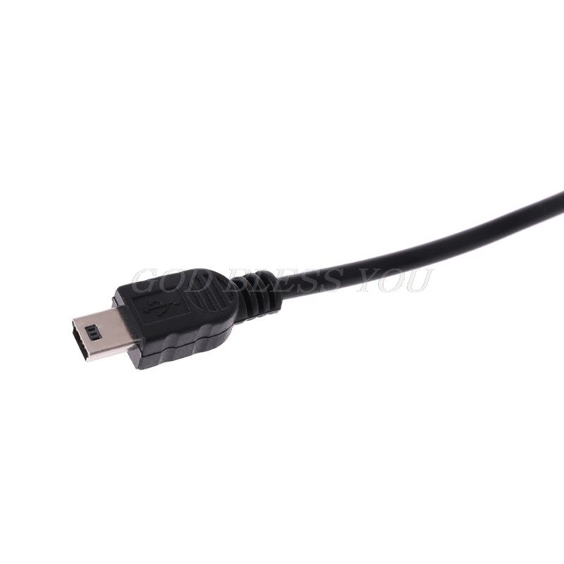 USB Short 2.0 A Male to Mini 5 Pin B Data Charging Cable Cord Adapter