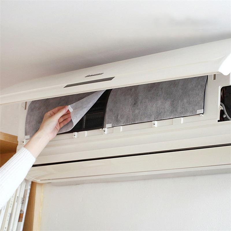 6Pcs Anti-Dust Netto Airconditioner Filter Papers Stofdicht Reiniging Zuivering Air Zelfkleving Luchtreiniger Stof filter