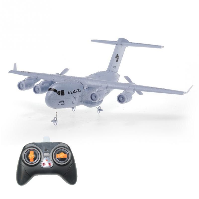 Rc Transport C17 Vliegtuig Fixed-Wing -Proof 373Mm Spanwijdte Geplaatst Epp Afstandsbediening Vliegtuigen Speelgoed