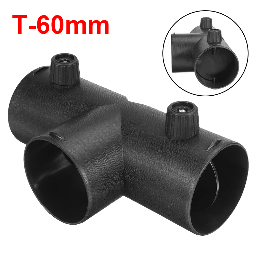 60Mm/75Mm Auto Verwarming Uitlaat Connector T/Y Socket Connector Verstelbaar Met Interne Flip Cover Geschikt Voor Webasto Verwarming: WHITE