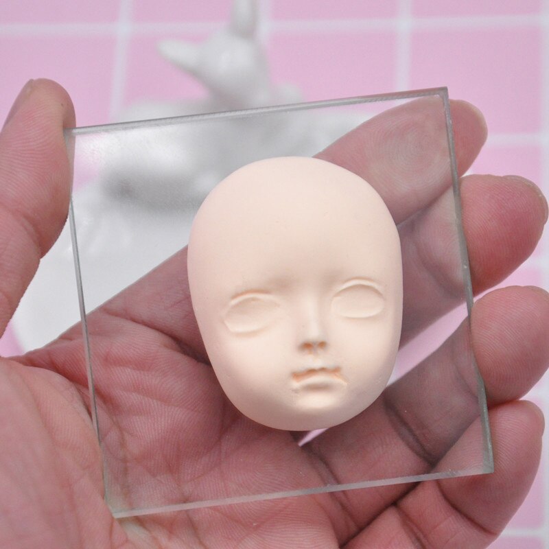 1 stk kake dekorasjonsverktøy 3d baby face myk leireformverktøy silikonform kake sjokoladegodteri bakeform fondant