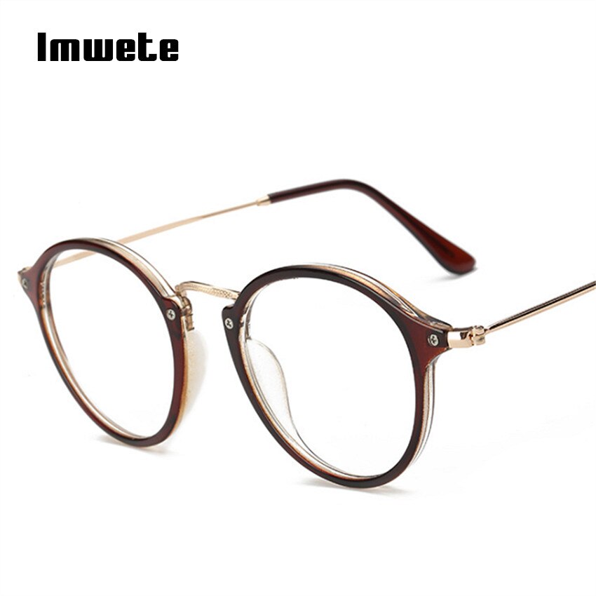 Imwete Optical Glasses Frames Women Clear Lens Eyeglasses Frames Female Myopic Prescription Eyewear Transparent Spectacle