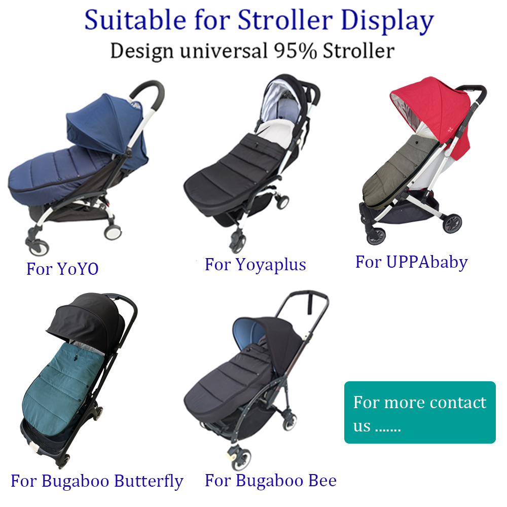 Universele kinderwagens Voetenzak, kinderwagenaccessoire Compatibel met Babyzen YOYO, YOYO2 en YOYO3 kinderwagens - Zachte voering en stof