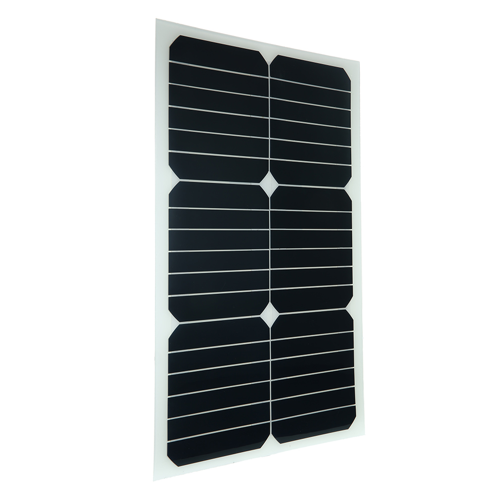 20W 12V Mono Semi-flexible Solarpanel With Sunpower Chip For Battery Charger Boats Cara Car battery and accessories