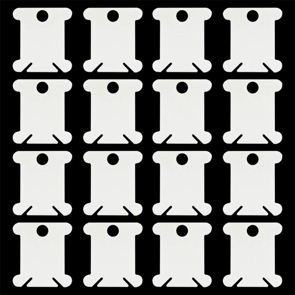120pcs Plastic Thread Bobbins Spool Thread Card Embroidery Floss Diy Cross Stitch Organizer Holder Sewing Tools #T1P