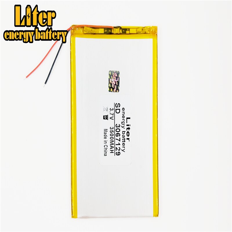 3,7 V lithium-batterie 3067129 3500mAh Liter energie batterie tablet PC 8 zoll flache T7 batterie