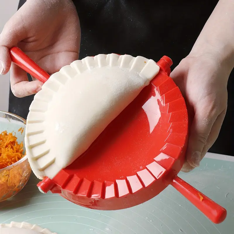 Professionele Dumpling Maker Mold-Ergonomisch handvat, duurzaam plastic, meerkleurig voor dumplings, koekjes, gebak te gebruiken keukengereedschap