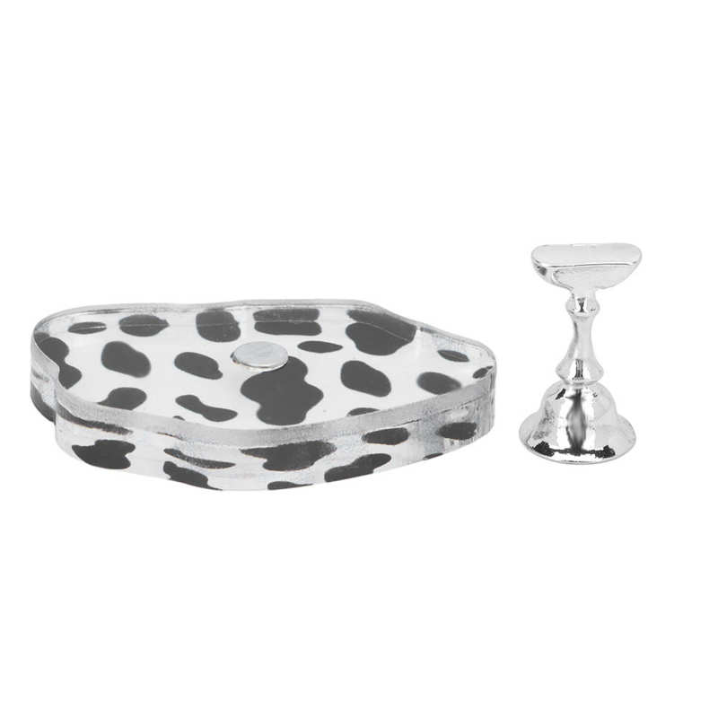 Présentoir pour Nail Art, porte-pointe d&#39;ongle, Portable, à la , pour Nail Art, pour Salon à domicile: Argent