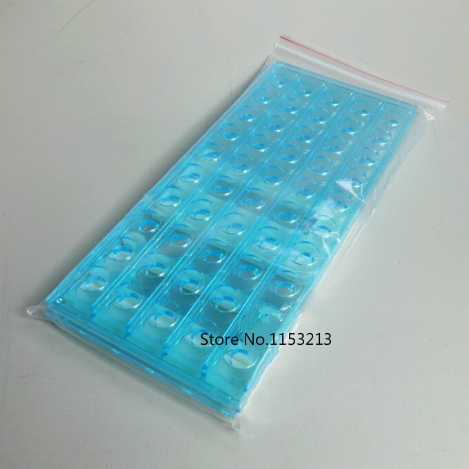 Plastic Laboratory Test Tube Rack 18mm * 40 Vents Durable Plastic Double Deck suitable for tubes of 15mm -18mm