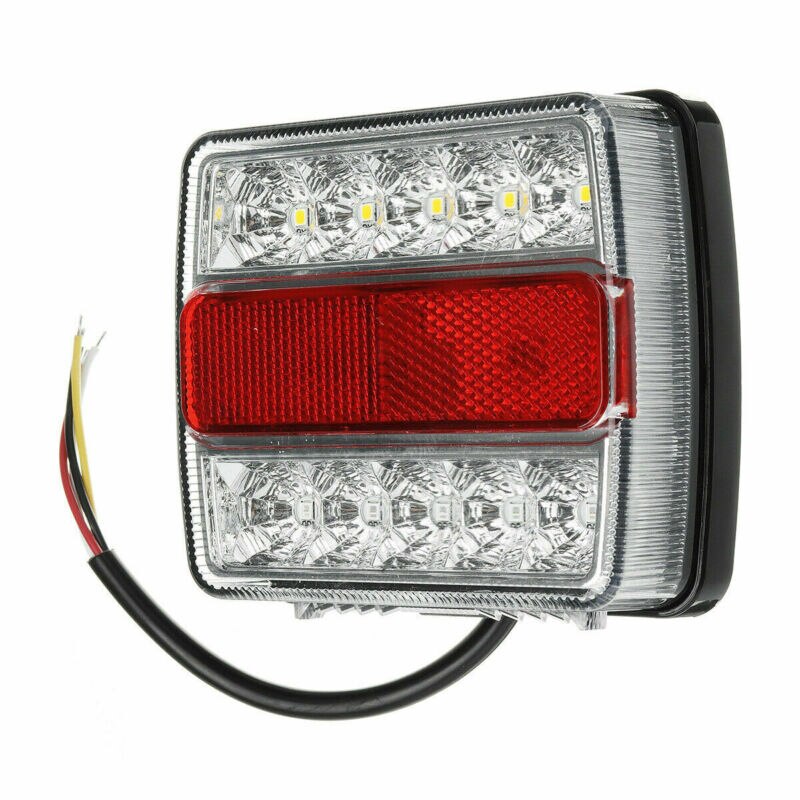 Kit de luces traseras LED sumergibles para remolque, barra de luz, accesorios, resistentes al agua, camión, 95x111x40mm, 2 uds.