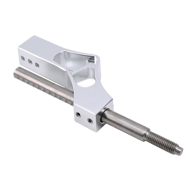 Aluminium Auto Schaltknauf Verlängerung Einstellbare Schalthebel Hebel Verlängerung passen Für Integra CRX B16 B18 B20 D Serie: Silber-