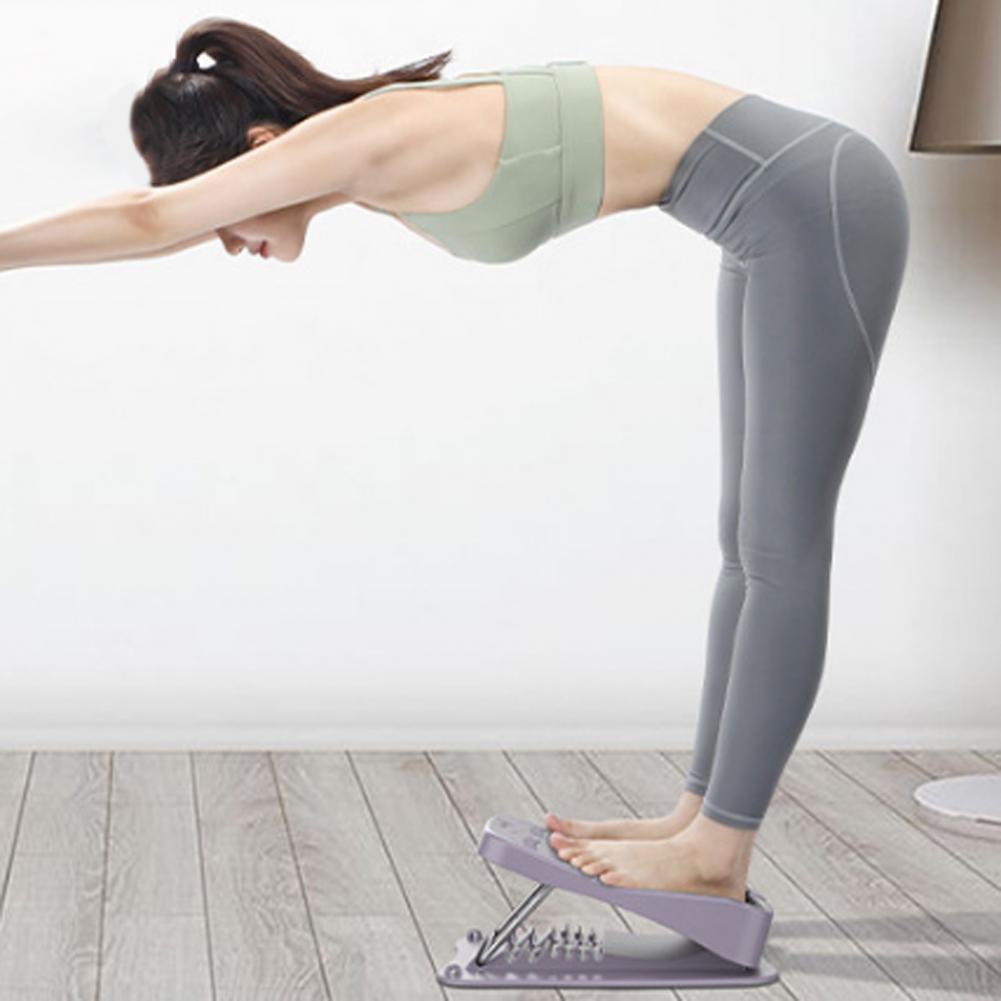 Useful Slant Board Anti-slip ABS Calf Stretch Board Stretching Tight Calves Slant Board for Lady Leg Stretch Board