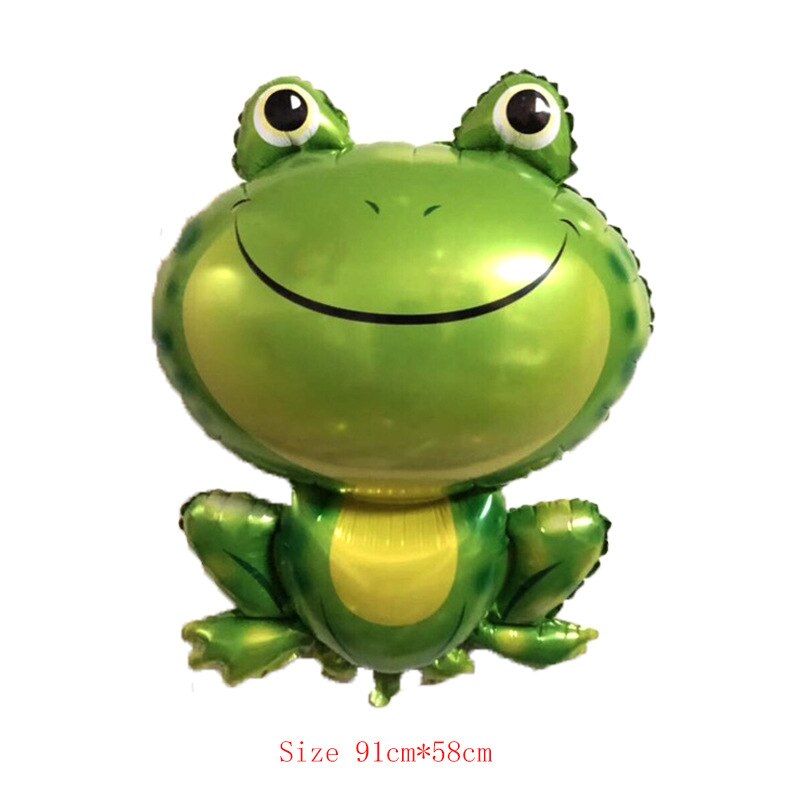 Frog Party Decor Air Balloon Green Balloon Kit Walking Frog Foil Balloons for Kids Birthday Insect Animal Themed Party Supplies: Mint Green