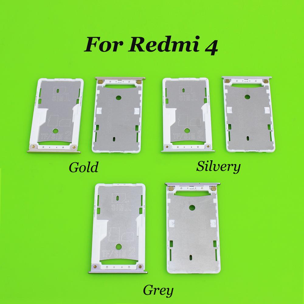 YuXi For Xiaomi Redmi 4A / 4X / 4 / Note 4X SIM Card Tray Socket Slot Holder Adapters Replacement Spare Parts for Redmi note4X