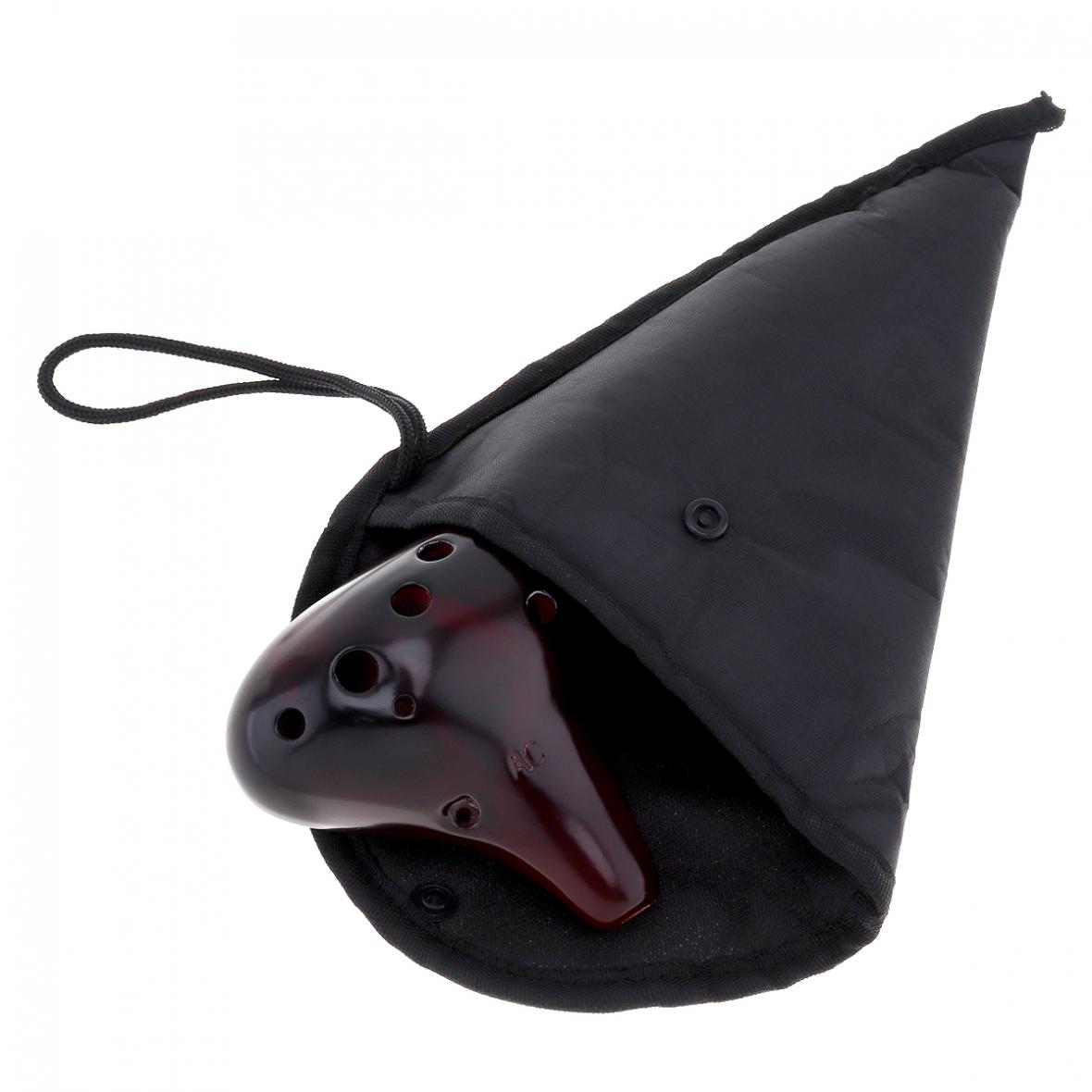 12 Gaten Mooie Alto Tonec Ocarina Fluit Keramische Muziekinstrumenten Professionele Gerookte Burn