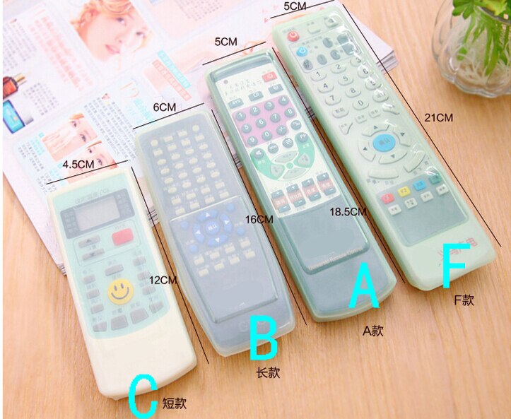 1 stuk siliconen video tv afstandsbediening hoes waterdichte stof beschermende opbergtas organizer airconditioning controle behuizing