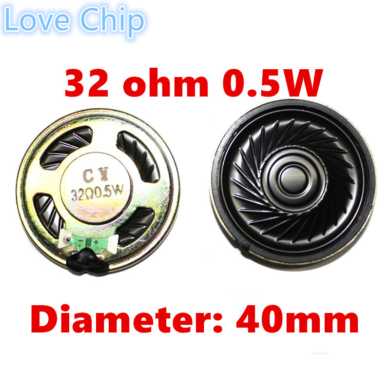 0.5W 1W 2W 8R 16R 32R Mini głośnik 8 Ohm 32 Ohm Średnica głośnika 20mm 23mm 26mm 28mm 30mm 32mm 36mm 40mm 45mm Głośnik: Kości słoniowej