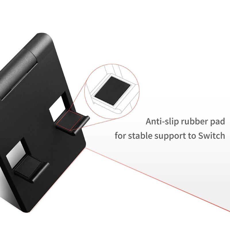 Game Console Dock for nintendo switch Portable Stable Adjustable Charging Stand for Nintend Switch