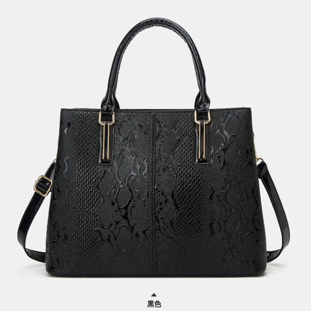 Modetrend Handtas Met Krokodillenprint En Handtassen Voor Dames Met Grote Capaciteit